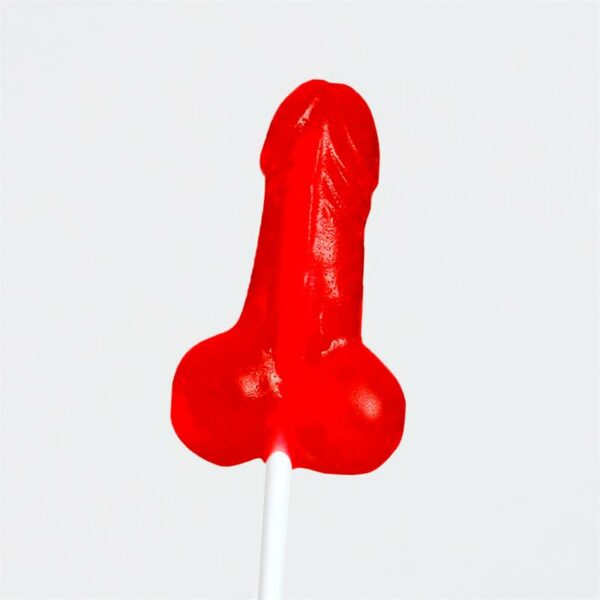 Strawberry Penis-Shaped Lollipop - Image 3