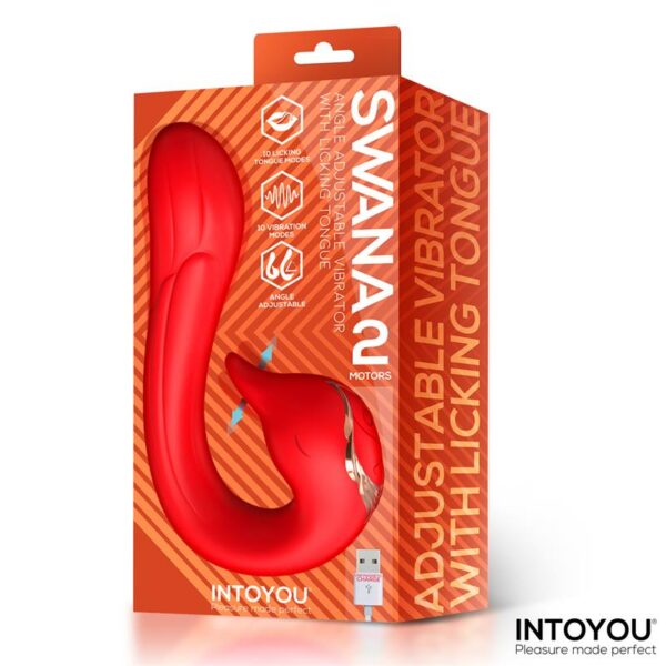 Swana Vibrator Licking Tongue with Angle Adjustable - Image 7