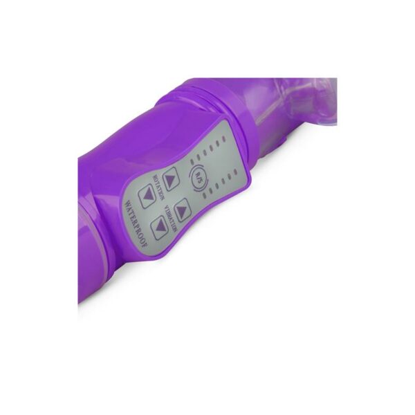 Rabbit Vibrator Thrusting and Rotating Balls  Purple - Image 4