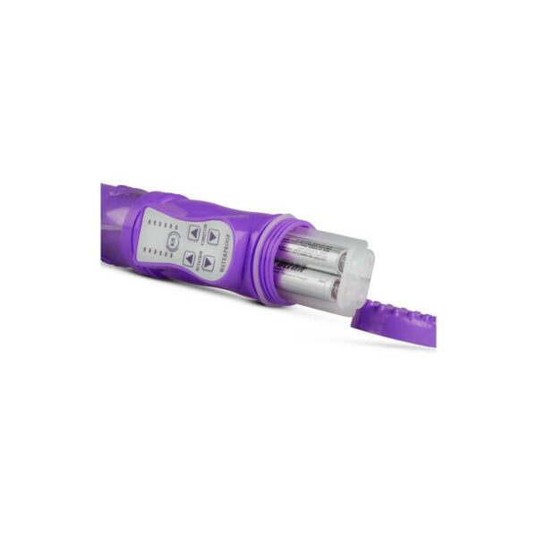 Rabbit Vibrator Thrusting and Rotating Balls  Purple - Image 7