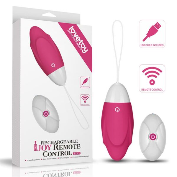 Vibrating Egg IJoy Remote Control USB Pink - Image 6