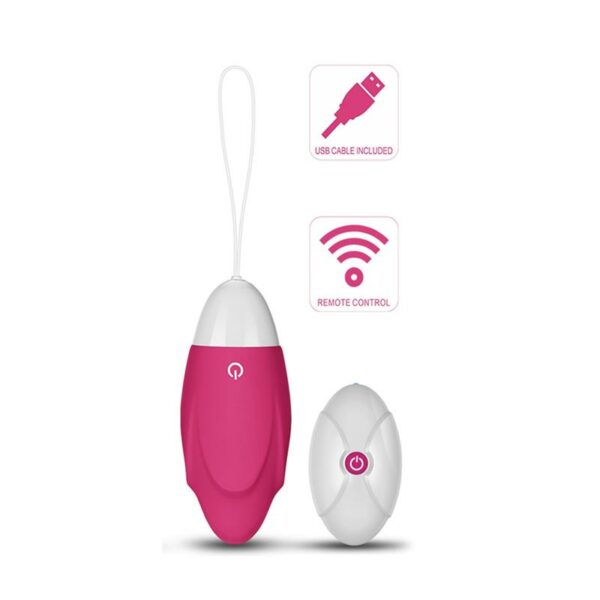Vibrating Egg IJoy Remote Control USB Pink - Image 7