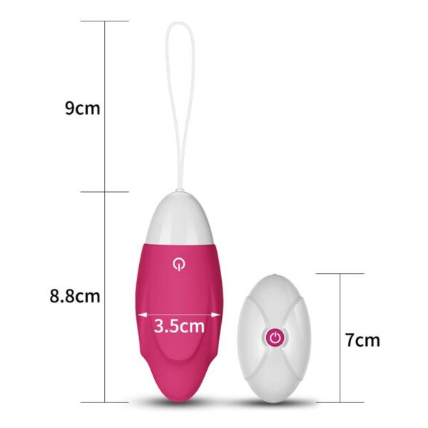Vibrating Egg IJoy Remote Control USB Pink - Image 3