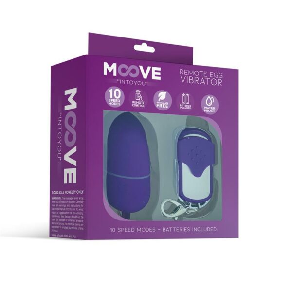 Vibrating Egg with Remote Control Medium Size Purple - Image 4
