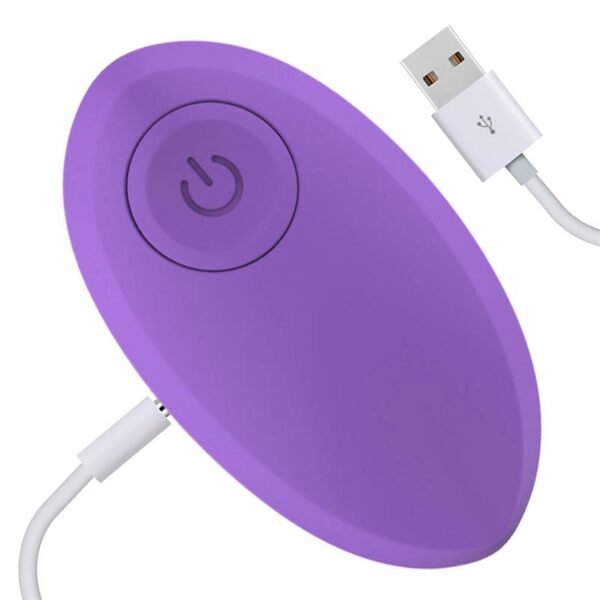 Vibrating Egg with Remote Control Odise USB Silicone Purple - Image 6
