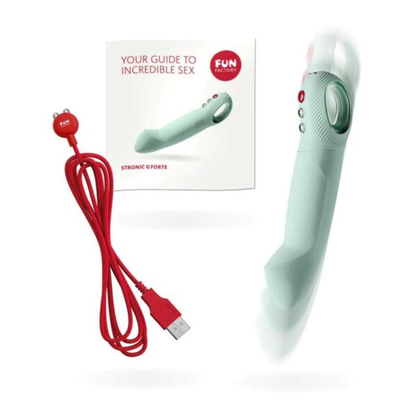 Vibrator with Movement Stronic G Forte Sage Green - Image 3
