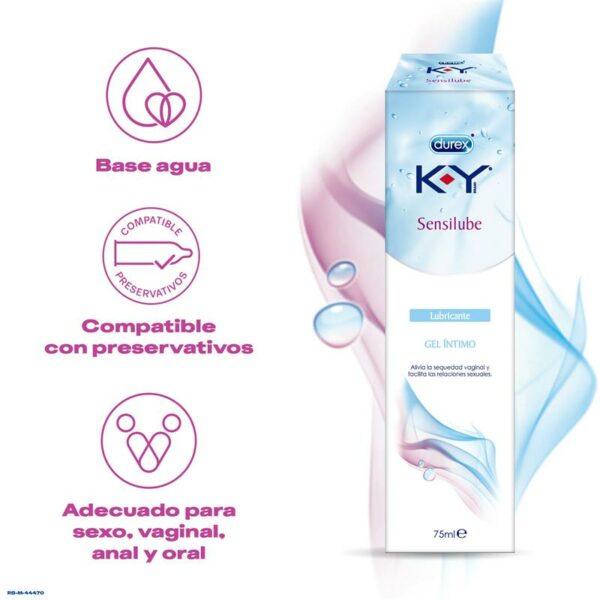 Water Base Lub Sensilube KY 75 ml - Image 3