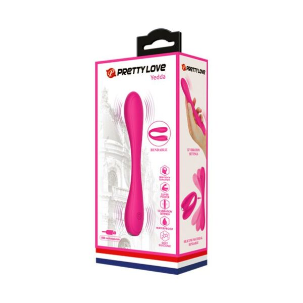 Yedda Vibrator Bendable Pink - Image 9