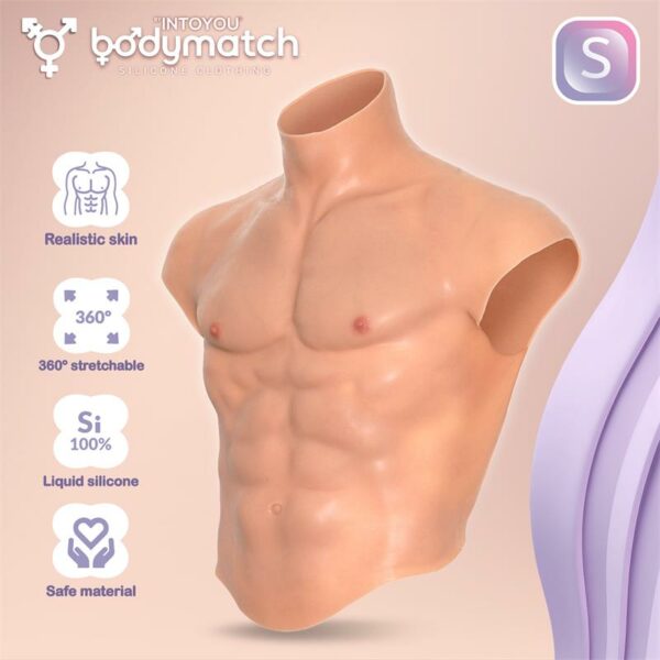 Boomax Hyper Realistic Muscle Suit Liquid Silicone Size S - Image 3