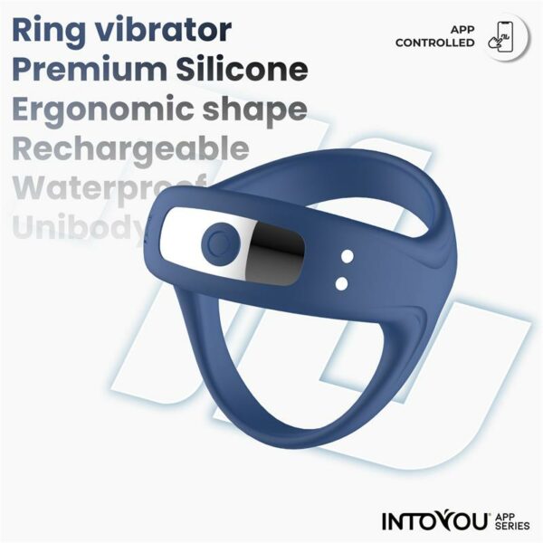 Rank Vibrating Ring with App Blue - Image 10
