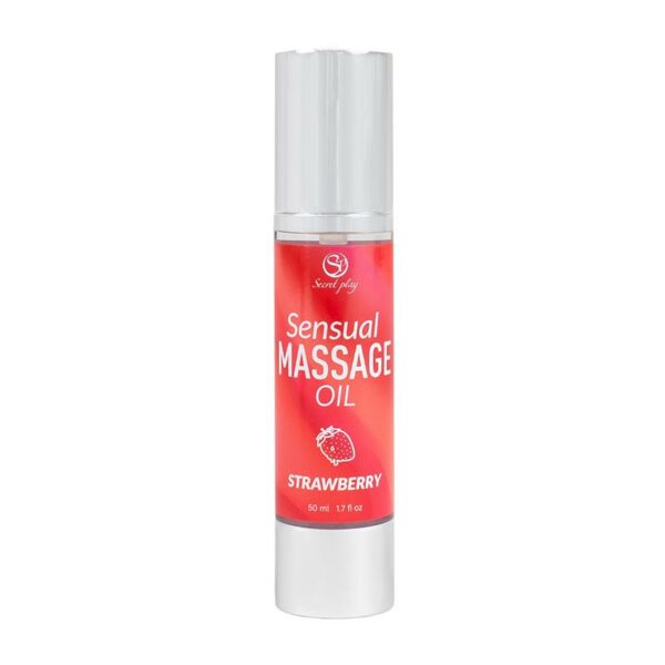 Sensual Massage Oil Strawberry 50 ml. - Image 3