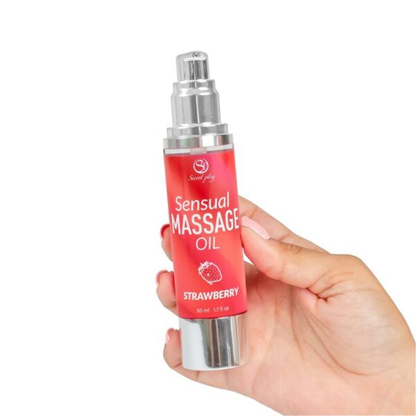 Sensual Massage Oil Strawberry 50 ml. - Image 4