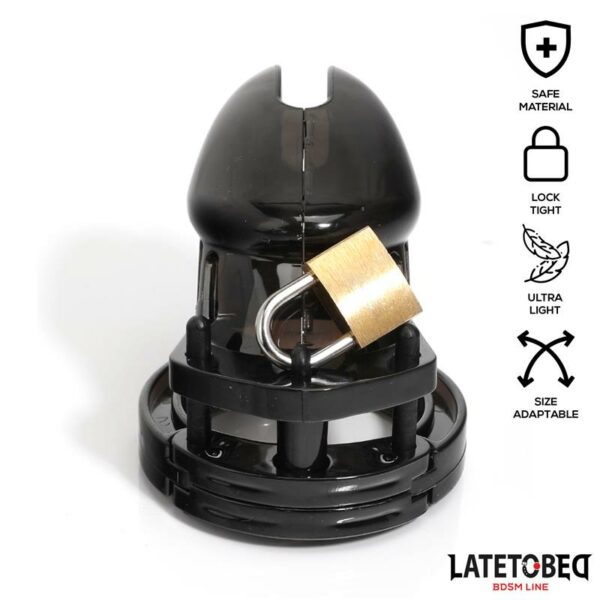 Chastity Cage Universal Short Black - Image 3