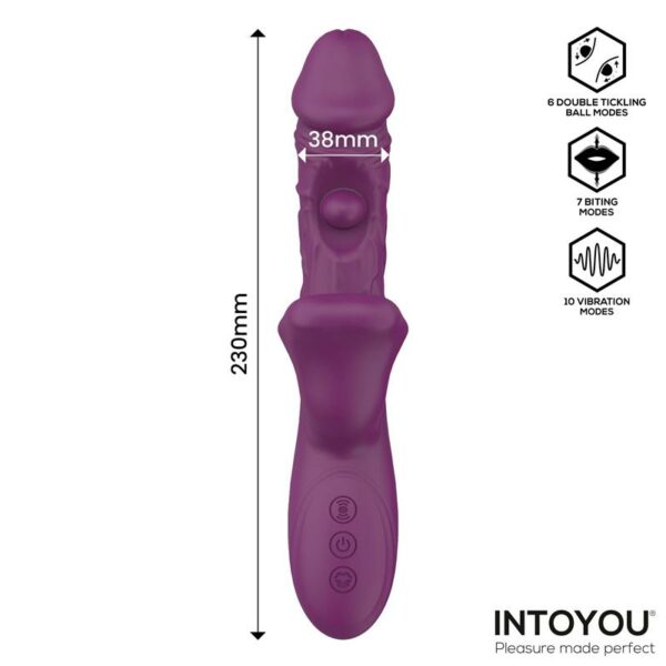 Bella Vibe with Double Tickling Ball and Biting 3 Motors - Image 5