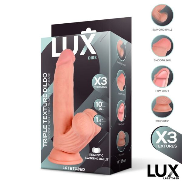 Dirk Triple Density Dildo with Swinging Balls 10 - Image 7