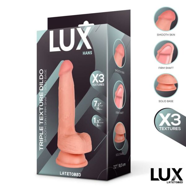 Hans Triple Density Dildo with Balls 7.2 - Image 4