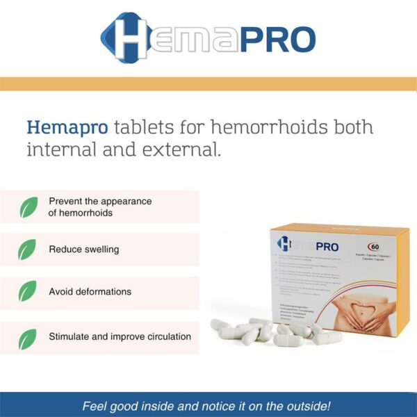 Hemapro Hemorrhoids Pills 60 Tablets - Image 3