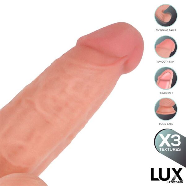 Lars Triple Density Dildo with Swinging Balls 7.6 - Image 8