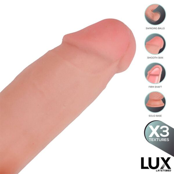 Paul Triple Density Dildo with Swinging Balls 8.2 - Image 3