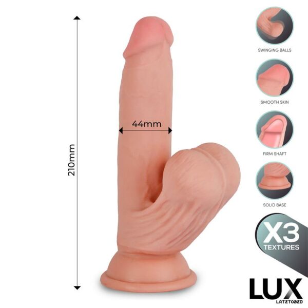 Paul Triple Density Dildo with Swinging Balls 8.2 - Image 6