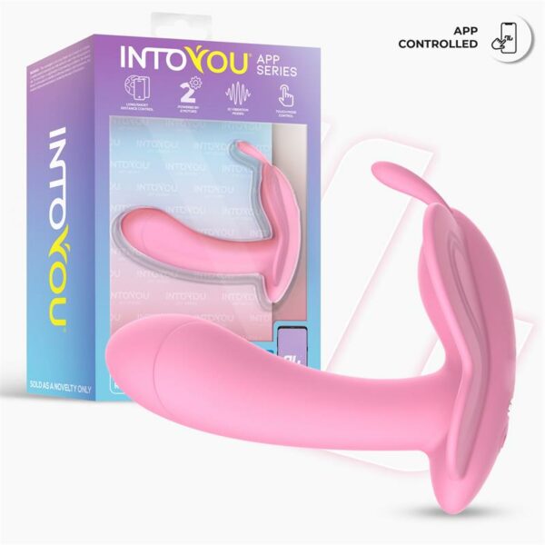 Wingy Butterfly Vibrator with App Pink - Image 5