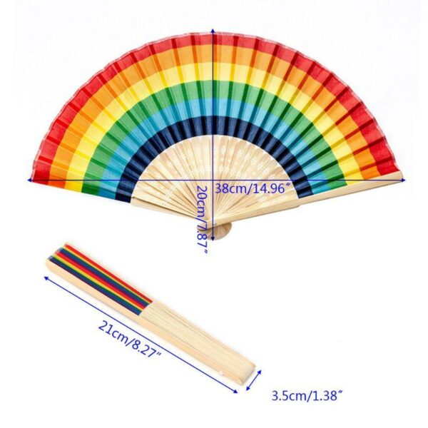 Wooden Fan LGBT - Image 3